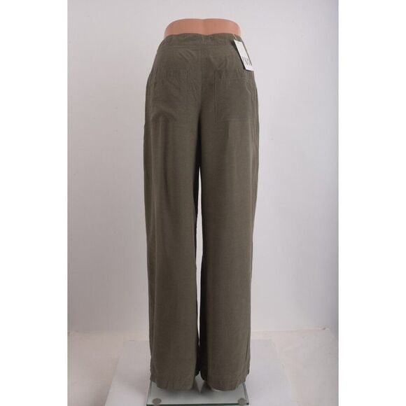 Zara Womans Pants Trousers Loose Fit Size S Khaki Green Wide Leg 0779/159 NWT - Picture 5 of 8